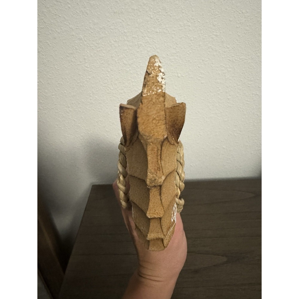 Handmade‎ Seahorse Figurine with Nautical Rope Details, Wooden, Nautical Decor - Picture 8 of 10